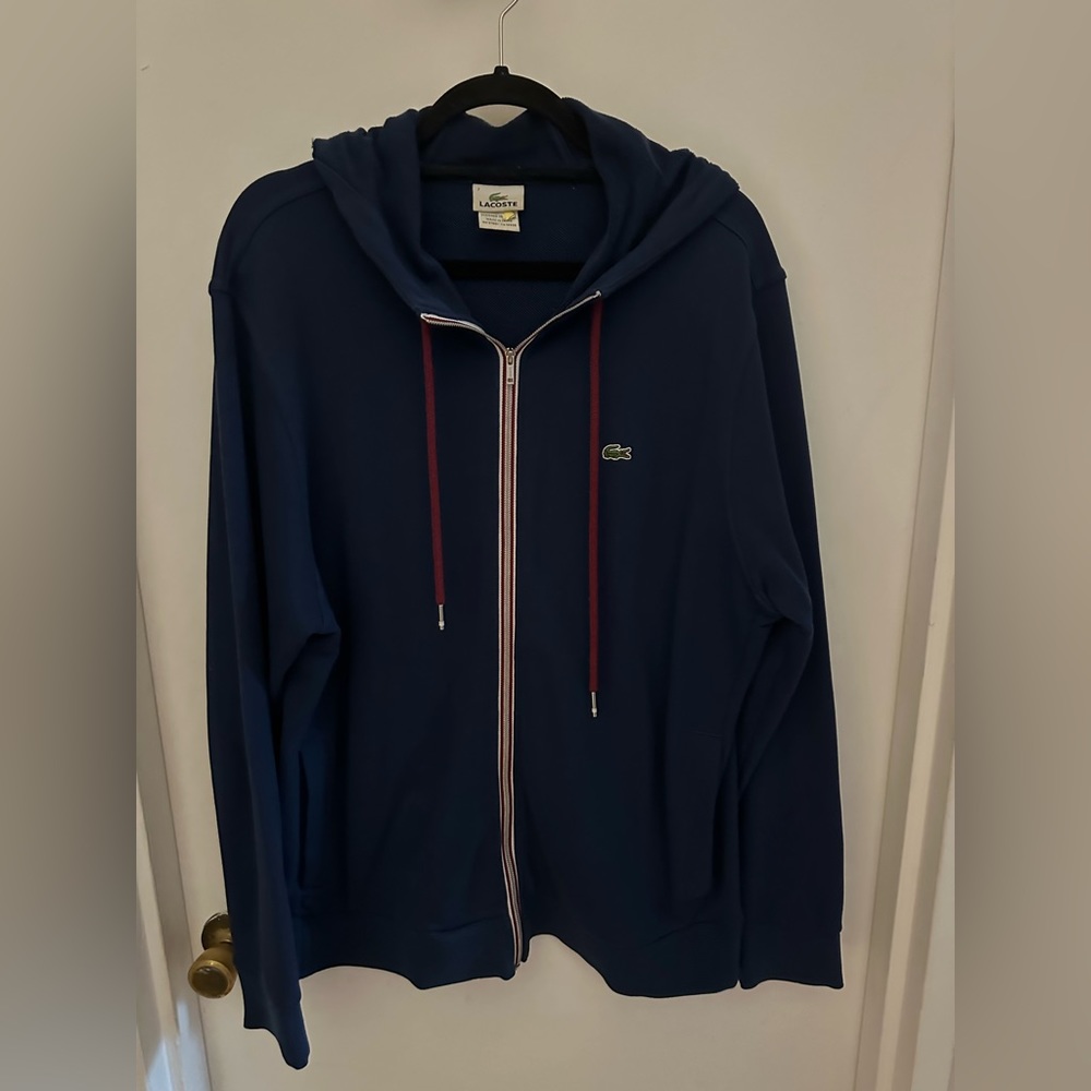 Lacoste Zip Up Sweatshirt